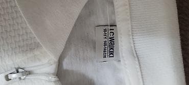 məktəb forma: LC Waikiki uşaq polo köynəyi - Model: qısaqollu polo - Rəng: ağ, yaxa — 3