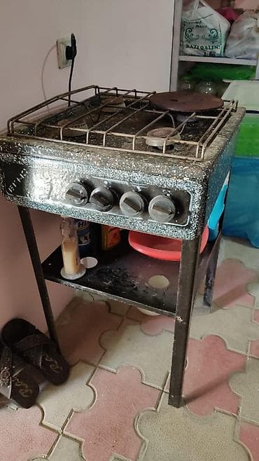 efba soba: Qaz plitəsi Ayrıca dayanan, 4 gözlü, İşlənmiş — 1