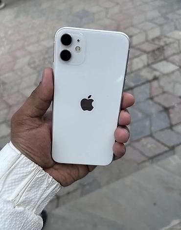 IPhone 11, 128 GB, Ağ, Simsiz şarj, Face ID