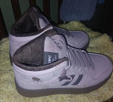 şanel krosovkalar: Qışlıq idman ayaqqabısı – “Love Smile Star” dizaynı - Rəng: toz pembe — 3