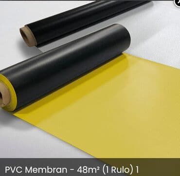 Elektrik malları: PVC membran Türkiyə istehsalıdır, qalınlığı 1.5 mm — 1