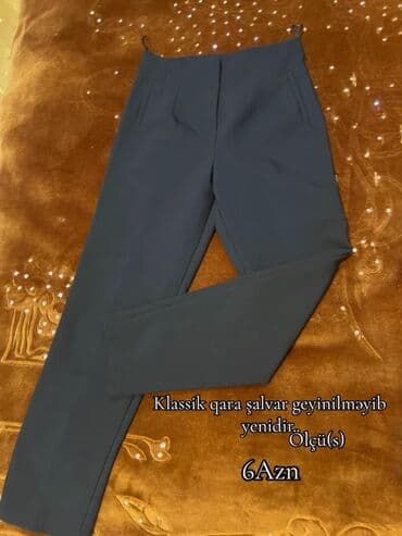 Şalvar, S, rəng - Qara lalafo.az -da Şalvar, S, rəng - Qara