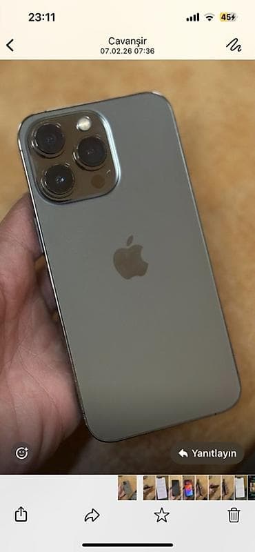 iphone 6 plas: IPhone 13 Pro, 128 GB, Black Titanium, Barmaq izi, Face ID — 1