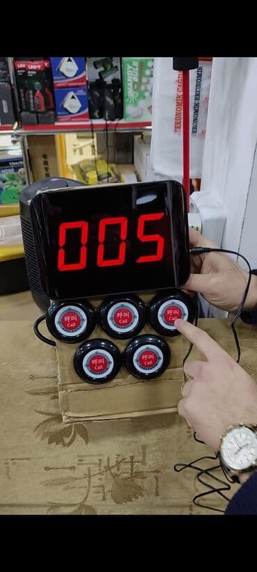 metbex avadanliqlari: Restoran zengi Yeni formada Restoran Zvanoku restaran çağrı sistemi — 2