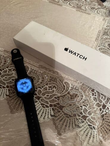 Smart saat, Apple, Sensor ekran, rəng - Qara