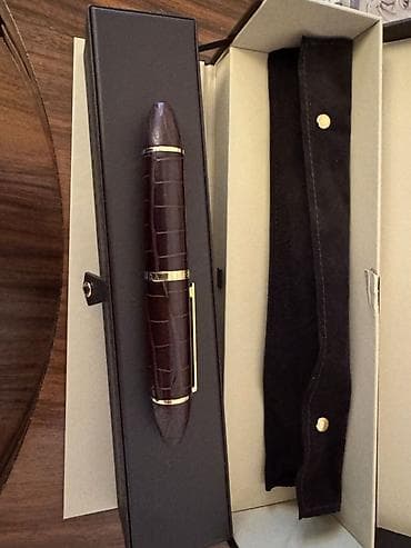 sensor qələm: Louis Vuitton Cargo Alligator Leather Fountain Pen “750”“ Orijinal — 3