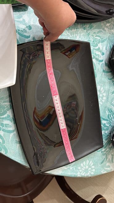 sushi: Nahar dəsti, rəng - Qara, Şüşə, 6 nəfərlik — 6