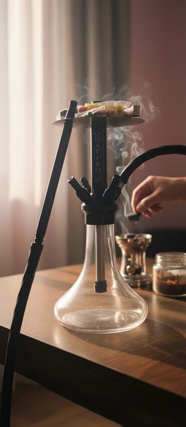 kepka azərbaycan dilində: Alfe Shisha Performance nərgilə dəsti - Model: QUATTRO gövdə - — 1