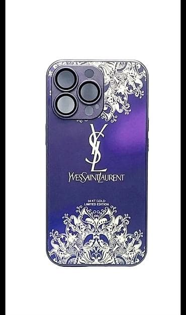 iphone 17 kabro: Premium dizaynlı iPhone üçün örtüklər - Brendlər: Yves Saint Laurent — 1