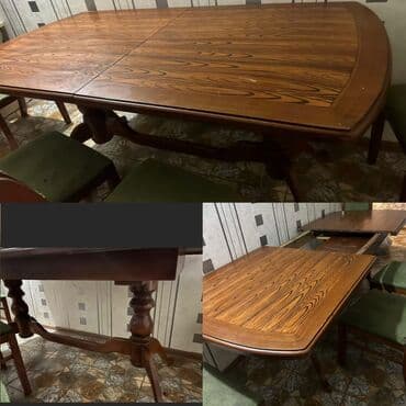 Комплекты столов и стульев: ❀🅢︎❁🅔︎❁🅜︎❁🅢︎. ✍️❀ ⁵⁹⁵¹ ___________________________ masa satılır — 1