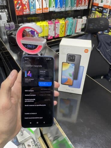 i̇phone 9: Redmi 10C, 64 GB, rəng - Mavi, Barmaq izi — 3