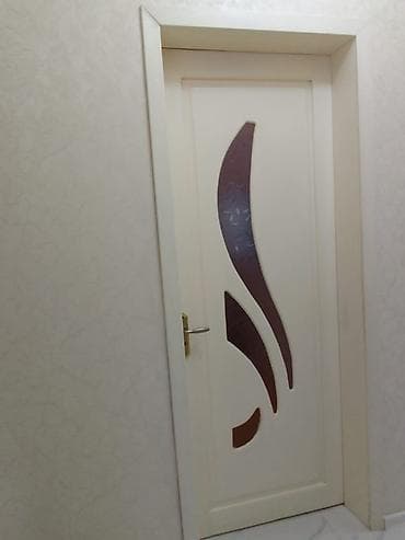 qapi sumqayit: Ağ rəngli interyer qapısı - Material: MDF/taxta əsaslı panel - Rəng — 1