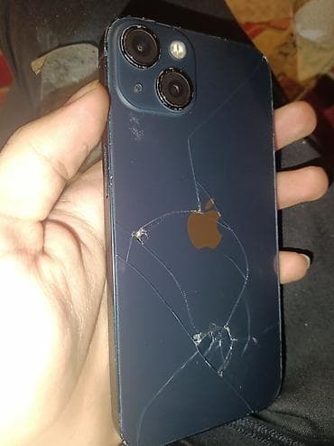 IPhone 13, Mavi, Qırıq
