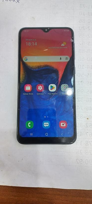 Samsung Galaxy A10, 32 GB, rəng - Qara, İki sim kartlı