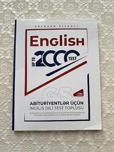 Musiqi alətləri: Məhsul: “English up to 2000 Test – Abituriyentlər üçün İngilis dili — 1