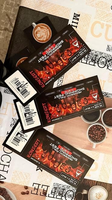 Məhsul: Konsert biletləri Tədbir: Abşeron Mall Shopping Fest –