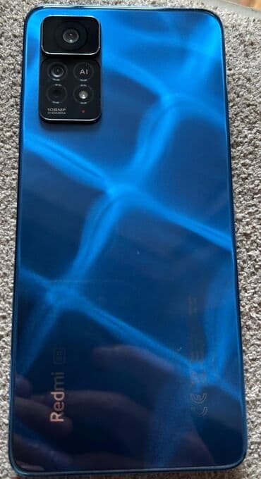 Redmi Note 11 Pro, 128 GB, rəng - Göy, Sensor, Barmaq izi, İki sim kartlı