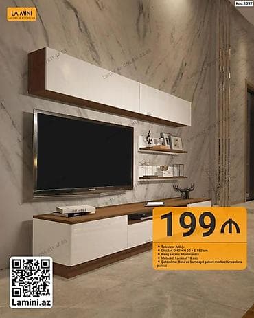 LA MINI televiziya altlığı və divar modulu - Model kodu: 1397 - lalafo.az -da LA MINI televiziya altlığı və divar modulu - Model kodu: 1397 -