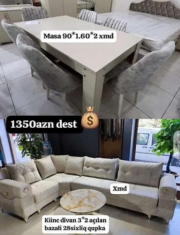 Yeni, Masa və oturacaqlar, Divan lalafo.az -da Yeni, Masa və oturacaqlar, Divan