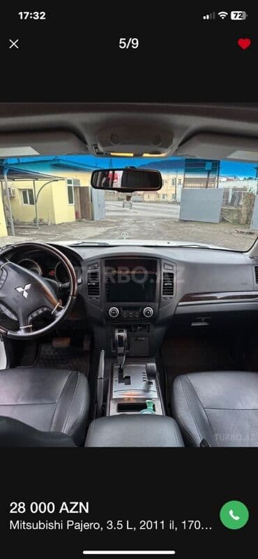 pajero arxa stop: Mitsubishi Pajero: 3.5 l | 2011 il 170000 km Ofrouder/SUV — 5