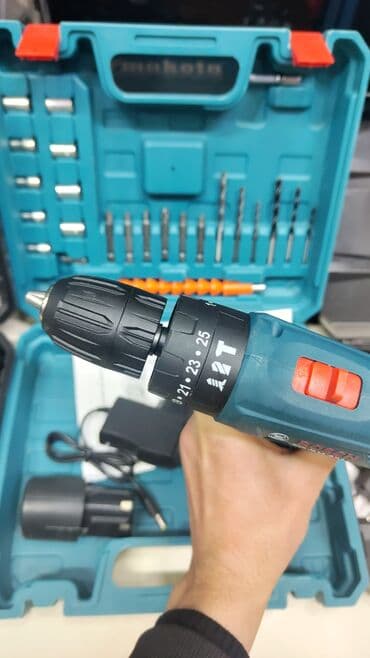 əl tərəzisi: Yeni Zərbəli drel Akkumulatorlu, Rayonlara çatdırılma, Pulsuz çatdırılma, Kredit var — 2