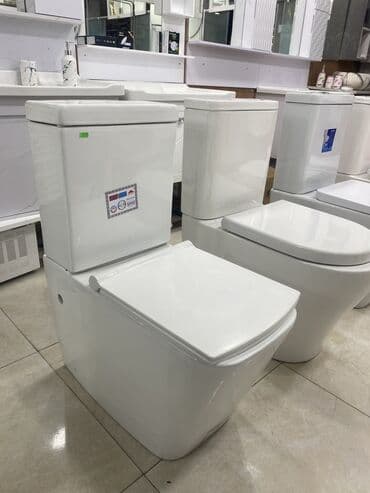 duş dəsti: Unitazlar 90 manatdan başdıyan qiymətlərlə ✅ unitazların materialı — 5