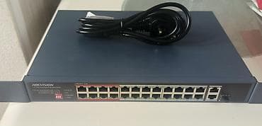 ucuz plansetler: 24 Port POE Switch Hikvision təzədir heç istifade olunmayıb — 2