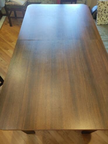 Информатика: Гостиный стол, Б/у, Раскладной, Квадратный стол — 2