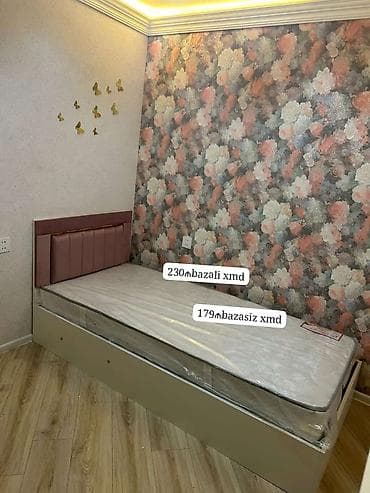 Tək nəfərlik çarpayı – başlıq hissəsi yumşaq süngərlə quilt olunmuş lalafo.az -da Tək nəfərlik çarpayı – başlıq hissəsi yumşaq süngərlə quilt olunmuş