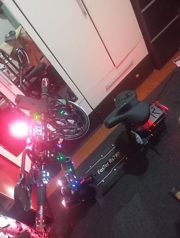 Foster RS7 elektrik skuter - Güclü ikiqat ön amortizatorlu off-road — 2