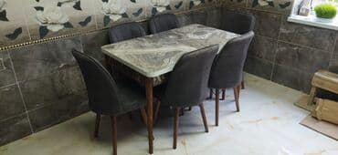 ders masaları: Mətbəx üçün, Yeni, Açılan, Dördbucaq masa, 4 stul — 10