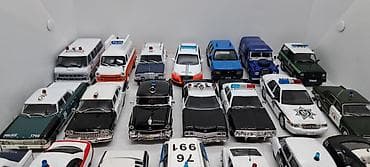 Велозапчасти: Kolleksiya üçün polis xidməti mövzulu model avtomobillər dəsti - — 2