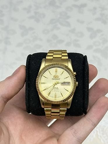 anti pas: İşlənmiş, Qol saatı, Orient, rəng - Qızılı — 1