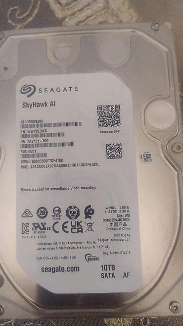 Seagate SkyHawk AI 10TB - 500azn, WD Purple 8TB- 350azn və WD Purple at lalafo.az Seagate SkyHawk AI 10TB - 500azn, WD Purple 8TB- 350azn və WD Purple