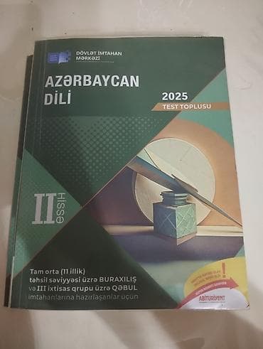 hedef kitabi: Məhsul: “Azərbaycan dili 2025 – Test Toplusu”, II hissə Nəşriyyat — 1