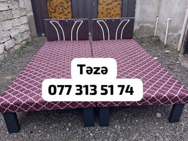iwlenmiw taxt: Yeni, Təknəfərlik çarpayı, Bazasız, Matrassız, Siyirməsiz, Azərbaycan — 1