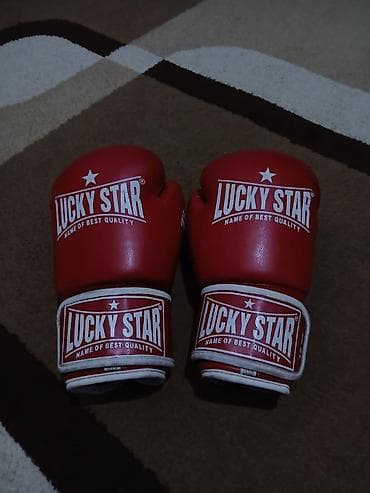 boks kask: Lucky star boks əlcəyi yeni kimidir az istifadə edilib — 2