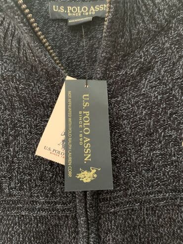 kişi üzükləri: Sviter, U.S. Polo Assn, M, rəng - Göy — 3