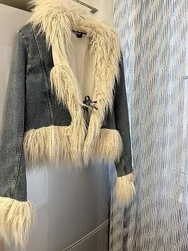 uzun kurtkalar: Cins kurtka, H&M, XS, S — 1