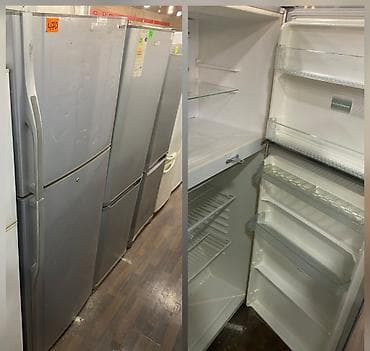 paltaryuyan satisi: Gümüş rəngli ikiqapılı soyuducu - Yuxarıda soyuducu bölmə, aşağıda — 1