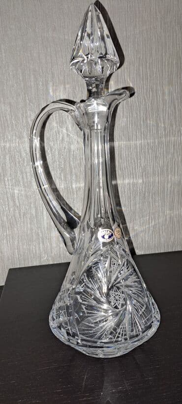 qab alan: Rəng - Ağ, Xrustal, 1, 1,5 bucket volume l, Çexiya — 2