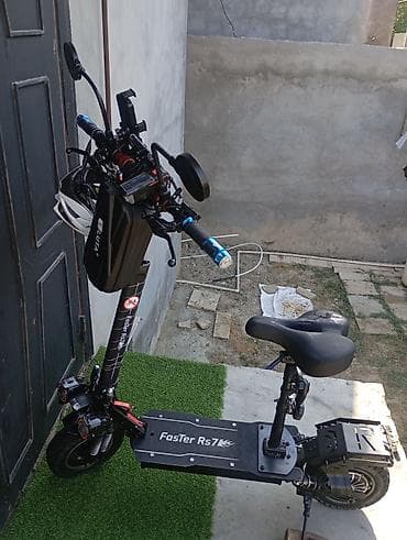 electro: Elektrik skuter – Faster RS7 Xüsusiyyətlər: - Güclü ikiqat — 9