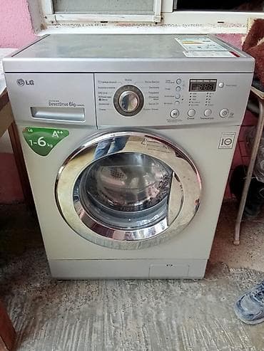 balaca qabyuyan maşın: Paltaryuyan maşın LG, 6 kq, Qurutmasız — 1