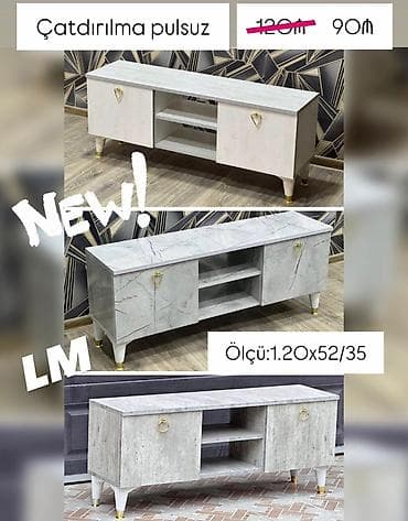 taxta kravat: Yeni, Düz TV altlığı, Polkalı, Laminat — 1