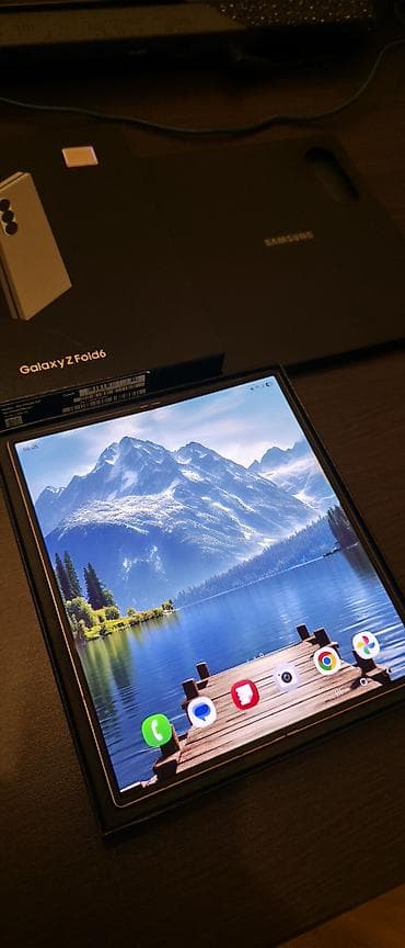 Samsung Galaxy Z Fold6, rəng - Gümüşü, Simsiz şarj