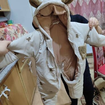 Джинсы и брюки: Комбинезон, Унисекс, 9 - 12 мес. — 1