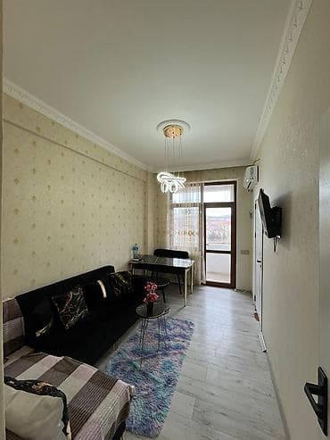 2 otaqli heyet evi: Mənzil – 2 otaqlı, təmirli, mebel və texnika ilə Plan və sahələr: - — 4