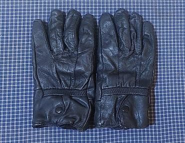 Dəri əlcək – klassik qara - Material: yumşaq təbii dəri - Rəng: qara