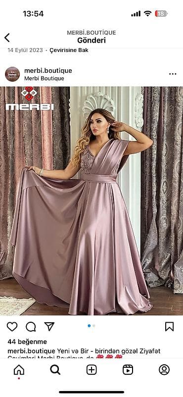 Ziyafət donu, Maksi, Massimo Dutti, XL