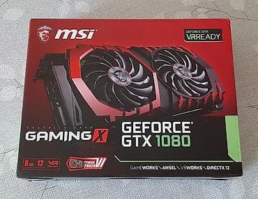komputer ekrani: Videokart MSI GTX 1080 8GB GDDR5X 256bit (GamingX) 🟢 Satdıqda — 5